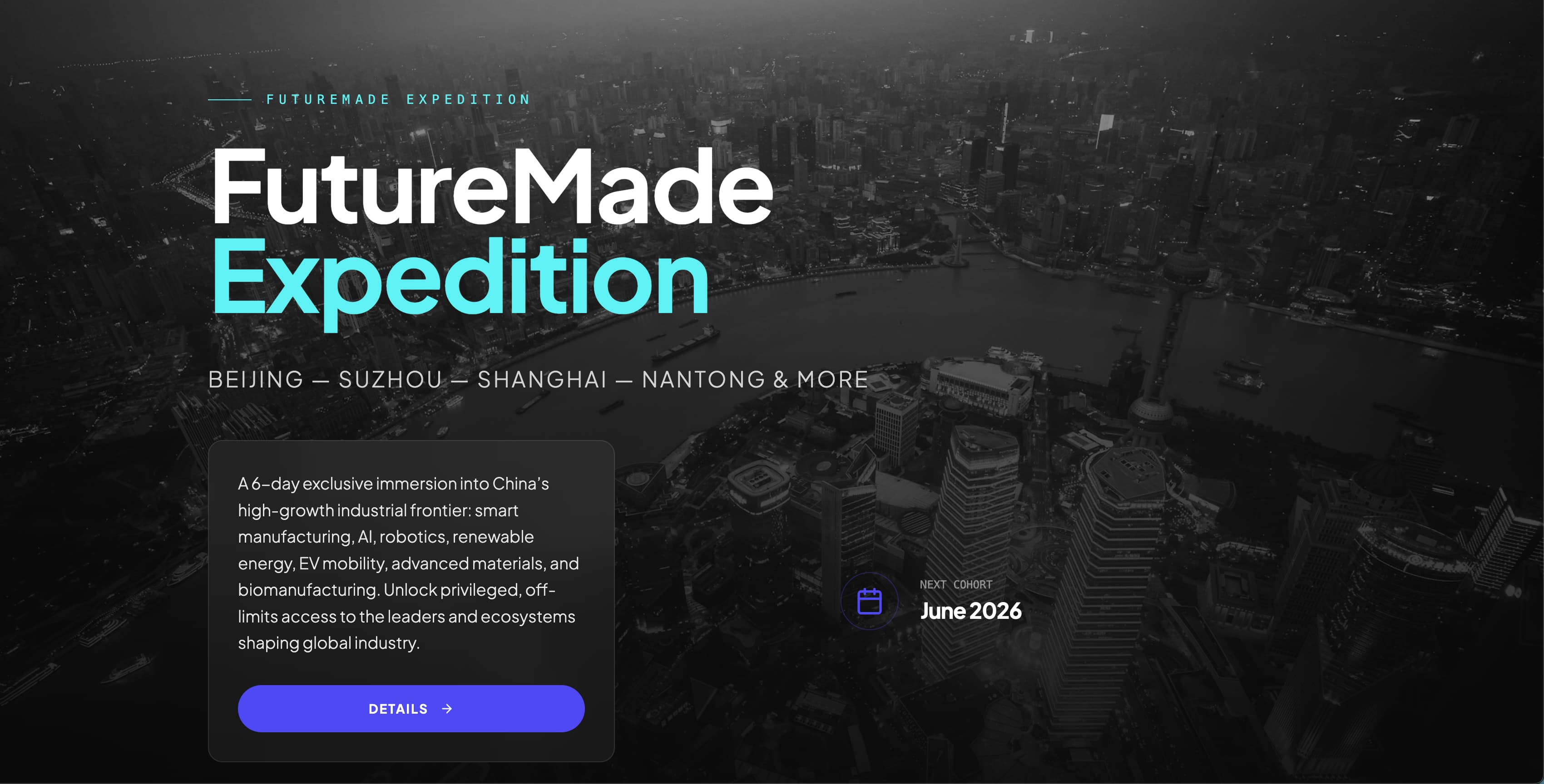 FutureMade - Executive Industrial Expeditions | Tocco Agency